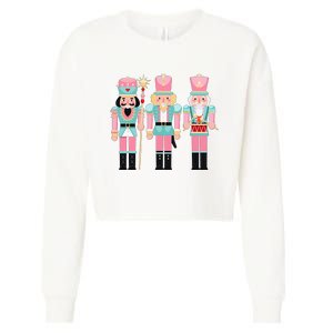 Nutcracker Squad Xmas Christmas Pajamas Cropped Pullover Crew