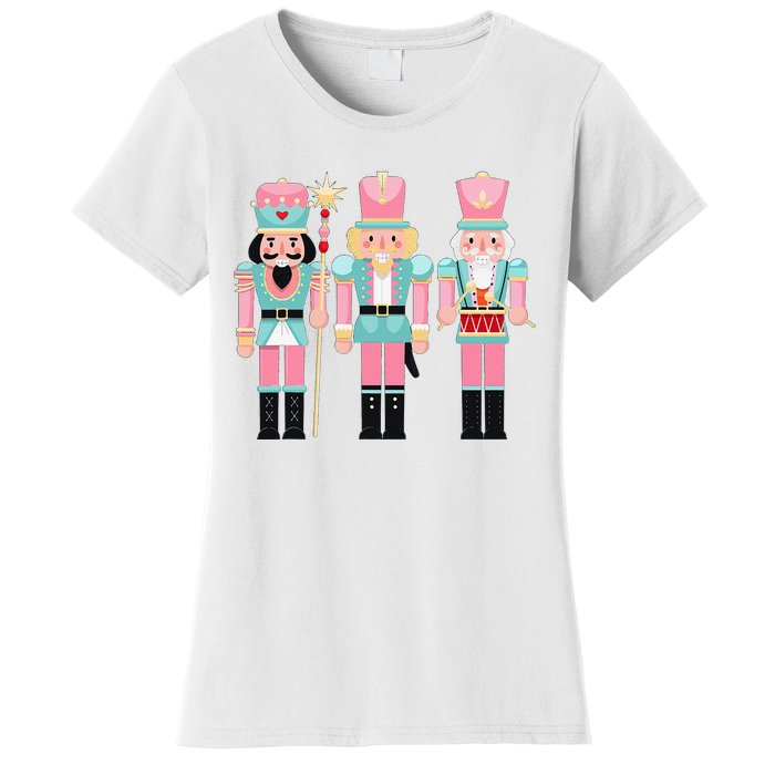 Nutcracker Squad Xmas Christmas Pajamas Women's T-Shirt