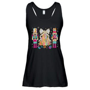 Nutcracker Squad Xmas Christmas Tree Ladies Essential Flowy Tank