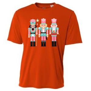 Nutcracker Squad Xmas Christmas Pajamas Cooling Performance Crew T-Shirt