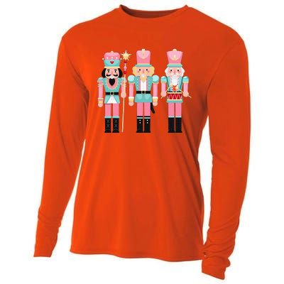 Nutcracker Squad Xmas Christmas Pajamas Cooling Performance Long Sleeve Crew