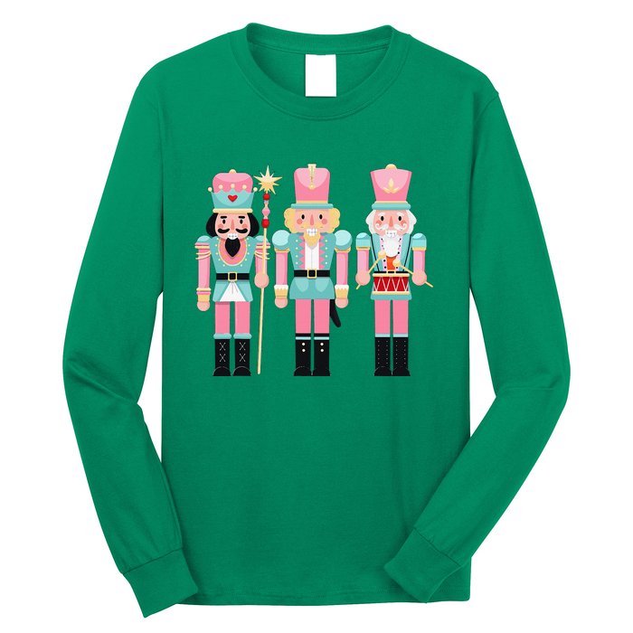 Nutcracker Squad Xmas Christmas Pajamas Long Sleeve Shirt