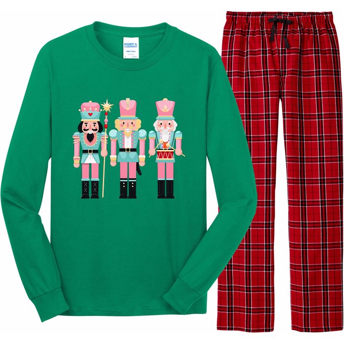 Nutcracker Squad Xmas Christmas Pajamas Long Sleeve Pajama Set