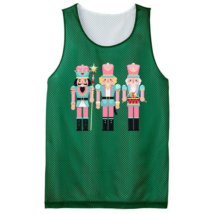 Nutcracker Squad Xmas Christmas Pajamas Mesh Reversible Basketball Jersey Tank