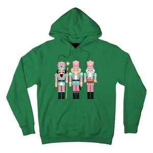 Nutcracker Squad Xmas Christmas Pajamas Tall Hoodie