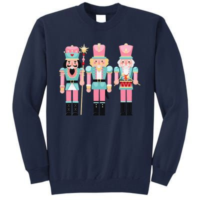 Nutcracker Squad Xmas Christmas Pajamas Tall Sweatshirt