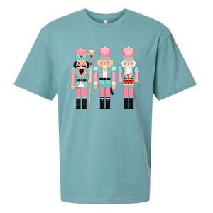 Nutcracker Squad Xmas Christmas Pajamas Sueded Cloud Jersey T-Shirt