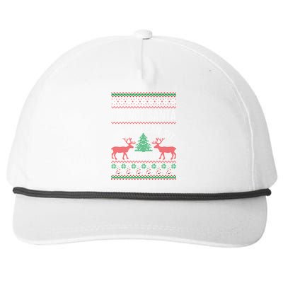 Not Santa You Can Sit On My Lap Ugly Christmas Gift Snapback Five-Panel Rope Hat