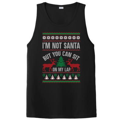 Not Santa You Can Sit On My Lap Ugly Christmas Gift PosiCharge Competitor Tank