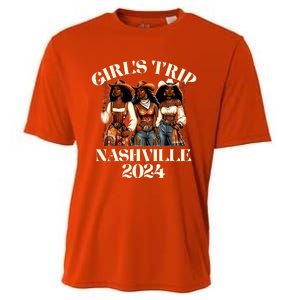 Nashville Trip 2024 African Melanin Cowgirl Cooling Performance Crew T-Shirt