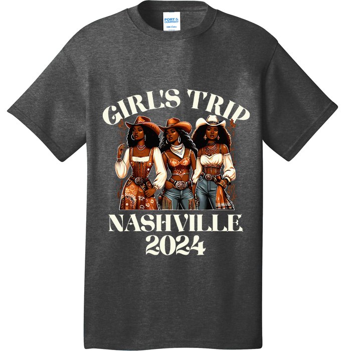 Nashville Trip 2024 African Melanin Cowgirl T-Shirt