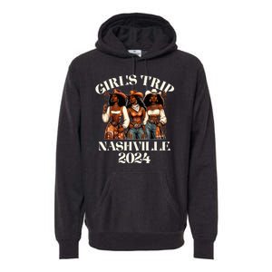 Nashville Trip 2024 African Melanin Cowgirl Premium Hoodie