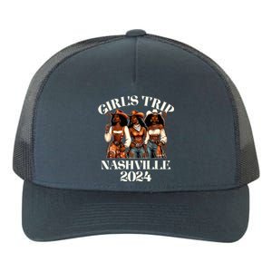 Nashville Trip 2024 African Melanin Cowgirl Yupoong Adult 5-Panel Trucker Hat