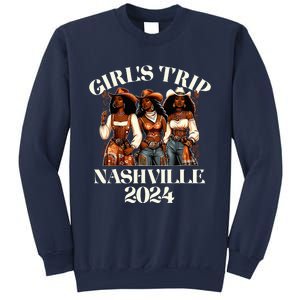 Nashville Trip 2024 African Melanin Cowgirl Sweatshirt