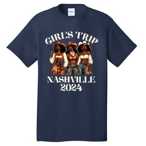 Nashville Trip 2024 African Melanin Cowgirl Tall T-Shirt