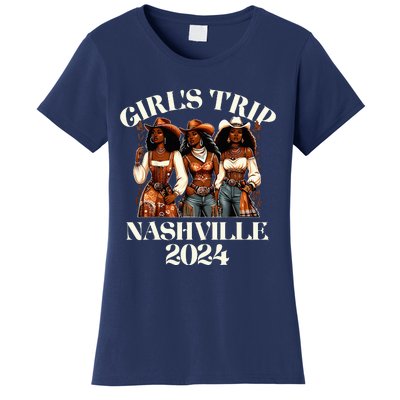 Nashville Trip 2024 African Melanin Cowgirl Women's T-Shirt