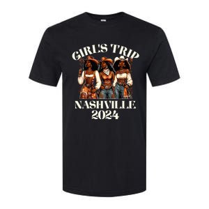 Nashville Trip 2024 African Melanin Cowgirl Softstyle CVC T-Shirt