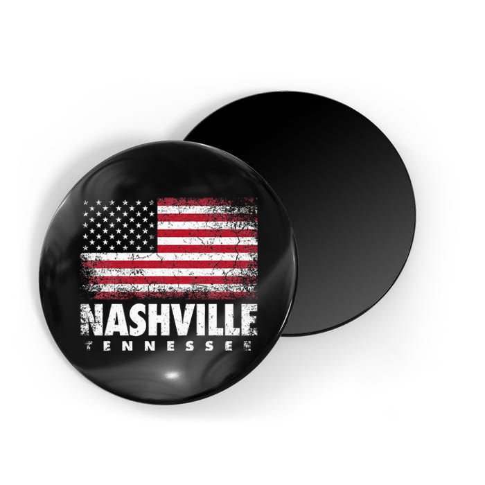 Nashville Tennessee 4th Of July American Flag Usa America Magnet