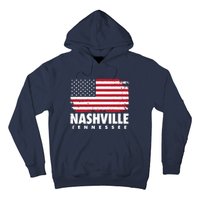 Nashville Tennessee 4th Of July American Flag Usa America Hoodie