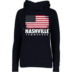 Nashville Tennessee 4th Of July American Flag Usa America Womens Funnel Neck Pullover Hood