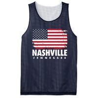 Nashville Tennessee 4th Of July American Flag Usa America Mesh Reversible Basketball Jersey Tank