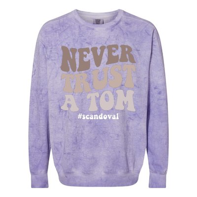 Never Trust A Tom Vanderpump Rules Team Ariana Colorblast Crewneck Sweatshirt