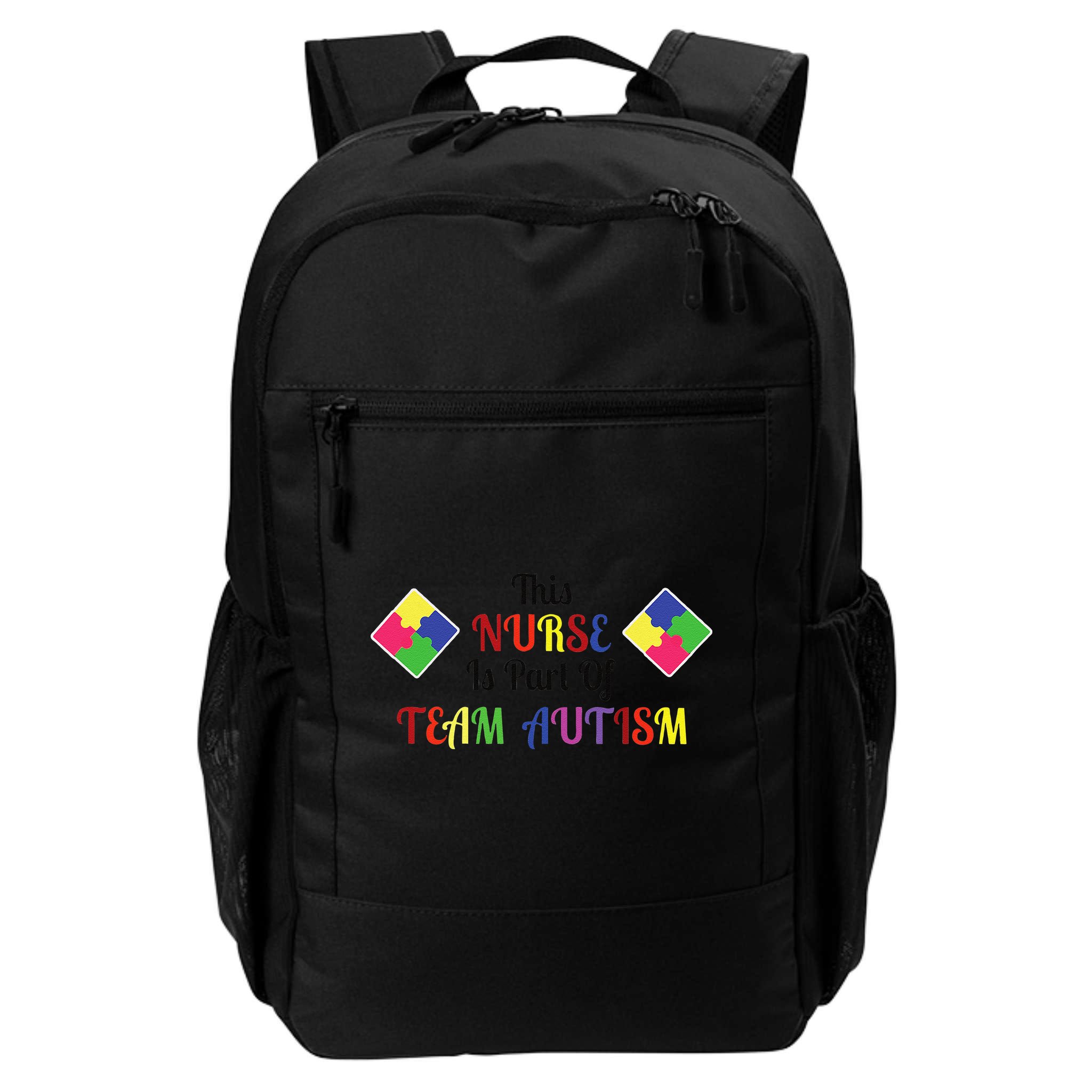 Nurse Team Autism Awareness Backpack