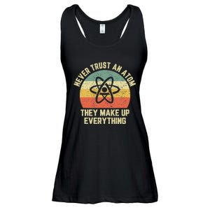 Never Trust an Atom Science Funny Love Science Teacher Ladies Essential Flowy Tank