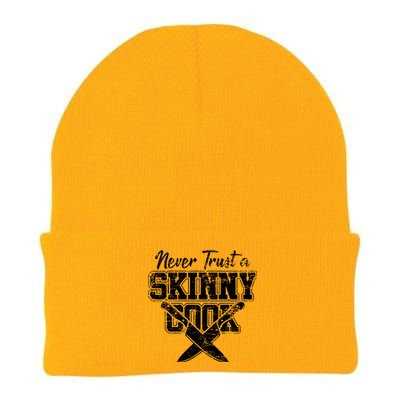 Never Trust A Skinny Cook Knit Cap Winter Beanie