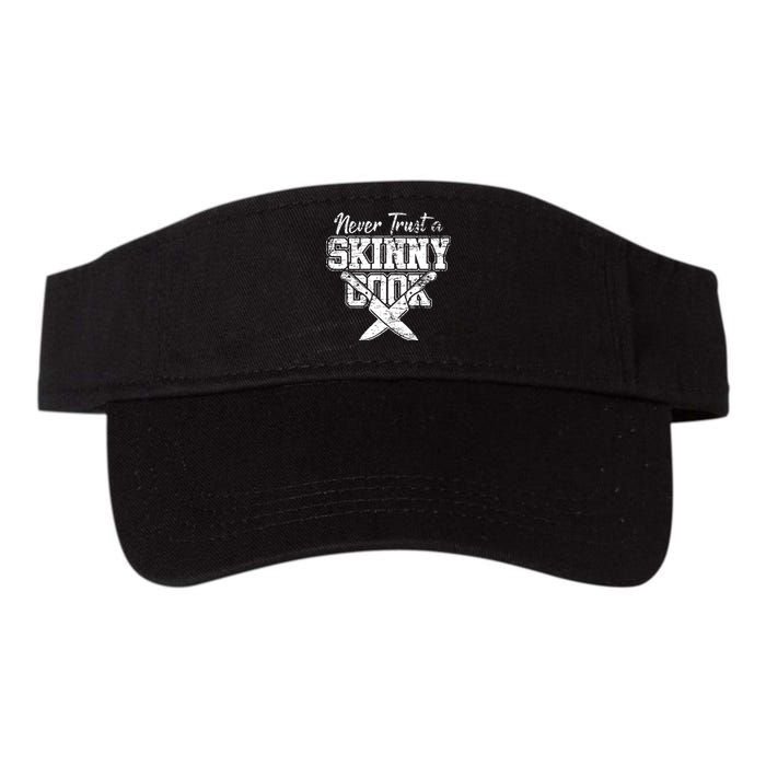 Never Trust A Skinny Cook Valucap Bio-Washed Visor