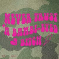 Never Trust A Bambi Eyed Biitch Legacy Tie Dye Trucker Hat