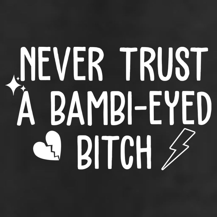 Never Trust A Bambi Eyed Biitch Funny Humor Adult Drive Performance Visor