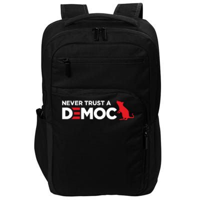 Never Trust A Democrat Impact Tech Backpack