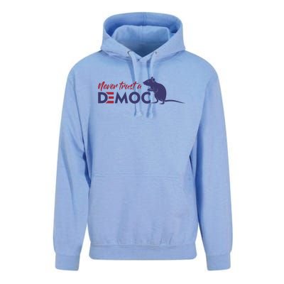 Never Trust A Democrat Trump Political Unisex Surf Hoodie