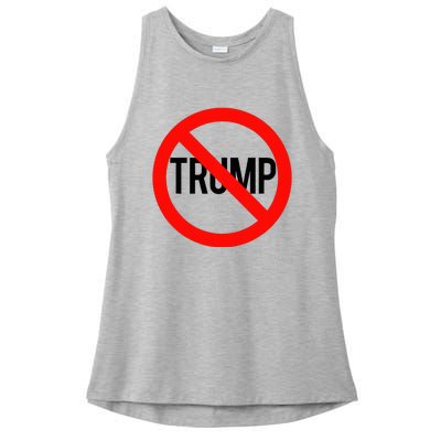 No Trump Anti Trump Ladies PosiCharge Tri-Blend Wicking Tank