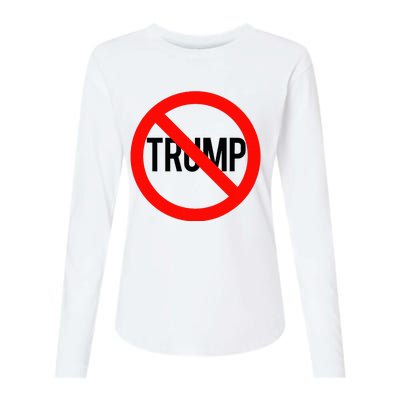 No Trump Anti Trump Womens Cotton Relaxed Long Sleeve T-Shirt