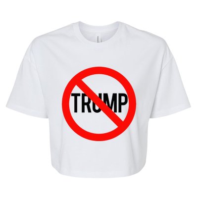 No Trump Anti Trump Bella+Canvas Jersey Crop Tee