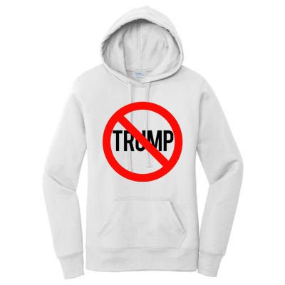 No Trump Anti Trump Women's Pullover Hoodie