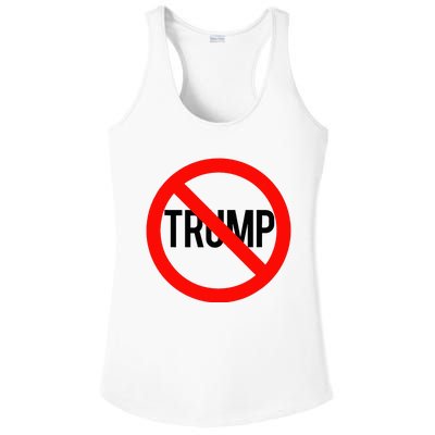 No Trump Anti Trump Ladies PosiCharge Competitor Racerback Tank