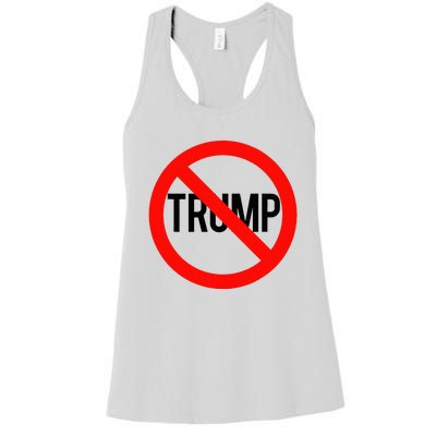 No Trump Anti Trump Women's Racerback Tank