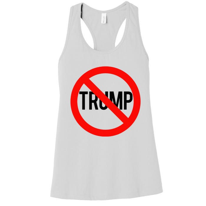 No Trump Anti Trump Women's Racerback Tank