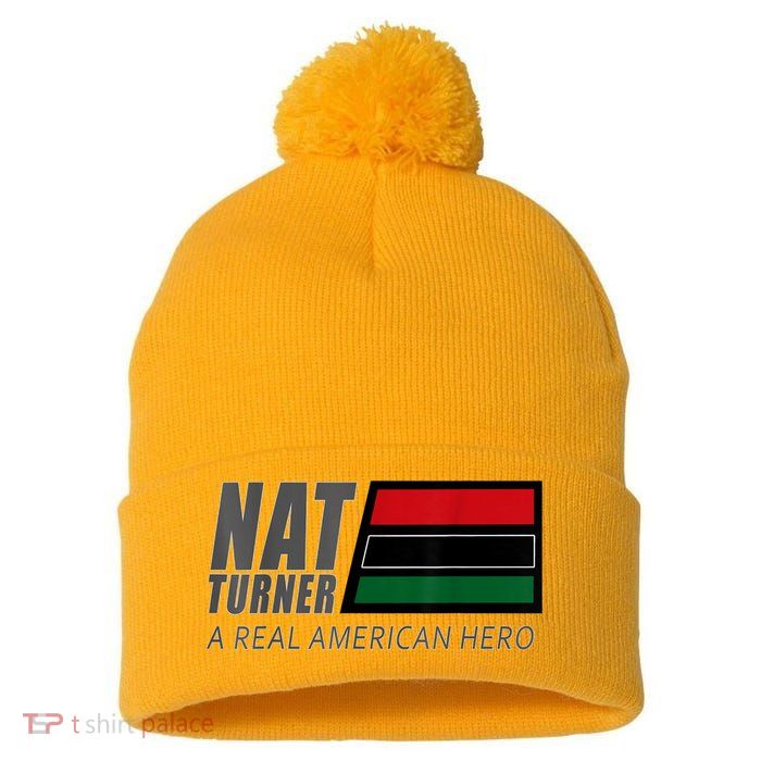 Nat Turner A Real American Hero Pom Pom 12in Knit Beanie