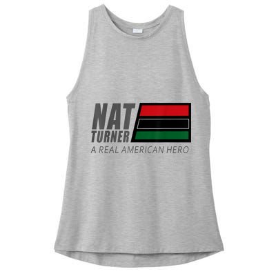 Nat Turner A Real American Hero Ladies PosiCharge Tri-Blend Wicking Tank
