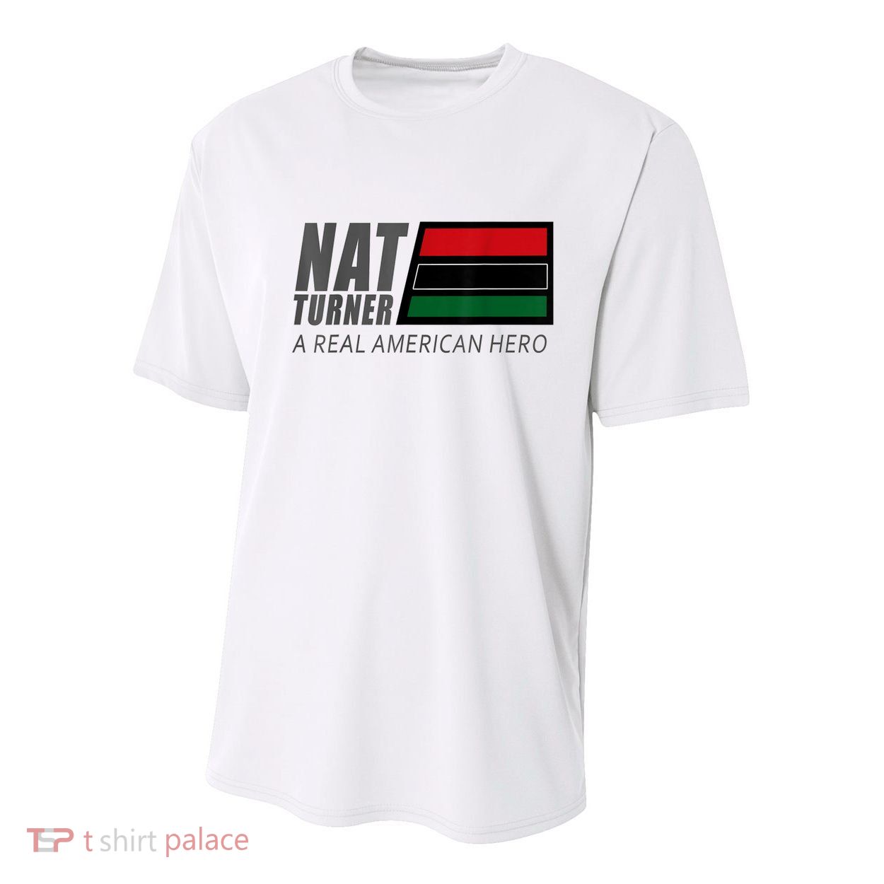 Nat Turner A Real American Hero Youth Performance Sprint T-Shirt