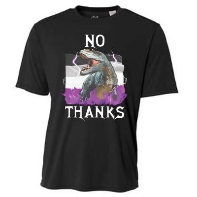 No Thanks Asexual Flag Cooling Performance Crew T-Shirt