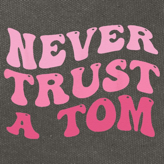 Never Trust a Tom Team Ariana Cotton Canvas Backpack