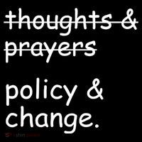 Not Thoughts And Prayers Policy And Change Social Justice Gift City Backpack