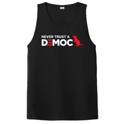 Never Trust A Democrat PosiCharge Competitor Tank