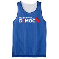 Never Trust A Democrat Mesh Reversible Basketball Jersey Tank