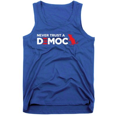 Never Trust A Democrat Tank Top